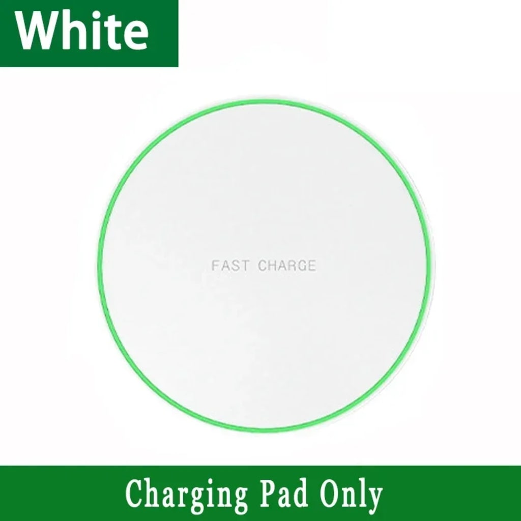 LED Light Wireless Charger Pad For iPhone 16 15 14 13 12 8 X XR Samsung Xiaomi Airpods Pro Fast Wireless Charging Station