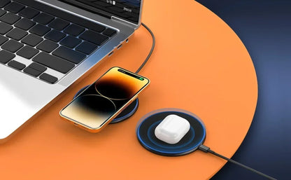 LED Light Wireless Charger Pad For iPhone 16 15 14 13 12 8 X XR Samsung Xiaomi Airpods Pro Fast Wireless Charging Station
